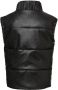 Unreal Fur Bodywarmer van imitatieleer Zwart - Thumbnail 4