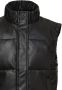 Unreal Fur Bodywarmer van imitatieleer Zwart - Thumbnail 5