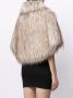 Unreal Fur Cape van imitatiebont Bruin - Thumbnail 4