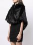 Unreal Fur Cape van imitatiebont Zwart - Thumbnail 3