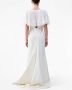 Unreal Fur Cropped cape Wit - Thumbnail 3
