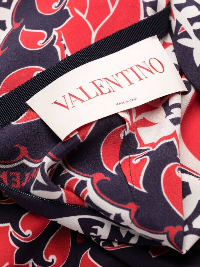 Valentino Garavani A-lijn jurk Rood