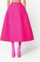 Valentino Garavani Crêpe midi-rok Roze - Thumbnail 4