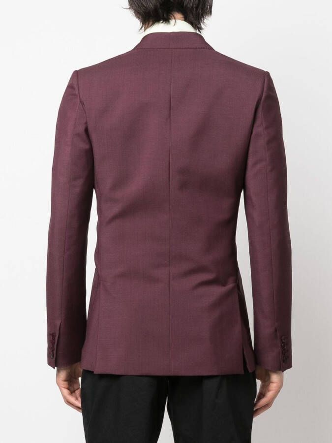 Valentino Garavani Blazer met dubbele rij knopen Paars