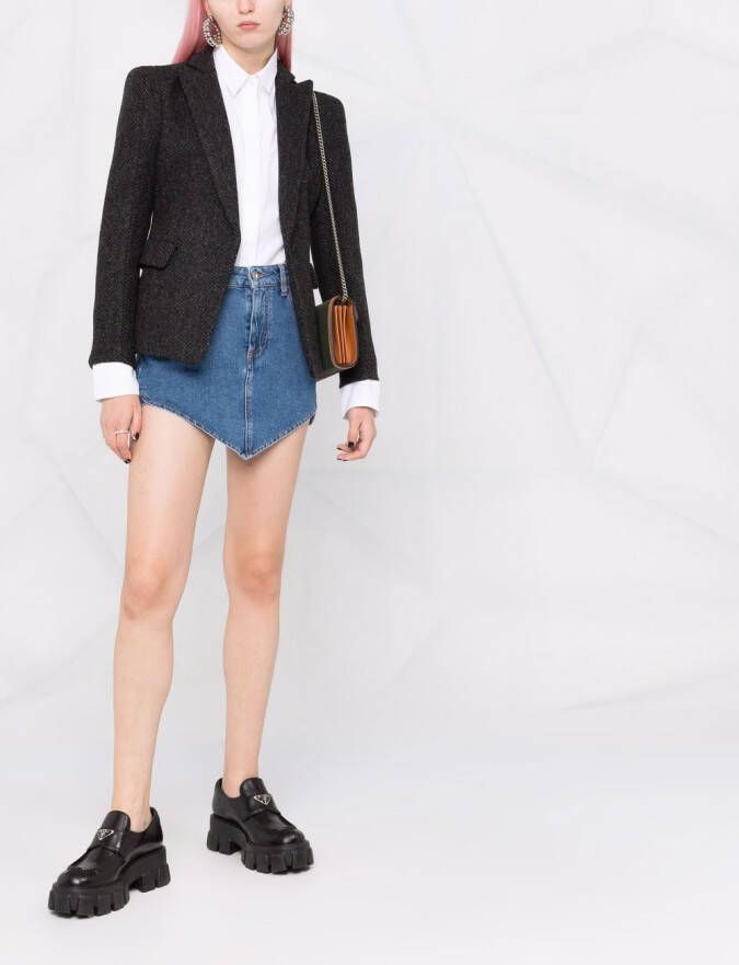 Valentino Garavani Blazer met enkele rij knopen Grijs