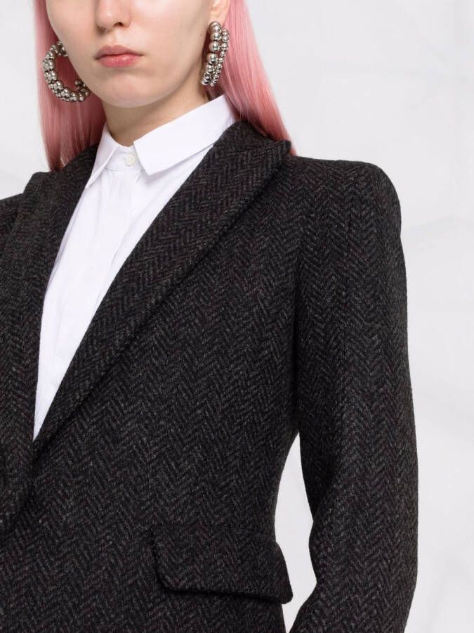Valentino Garavani Blazer met enkele rij knopen Grijs