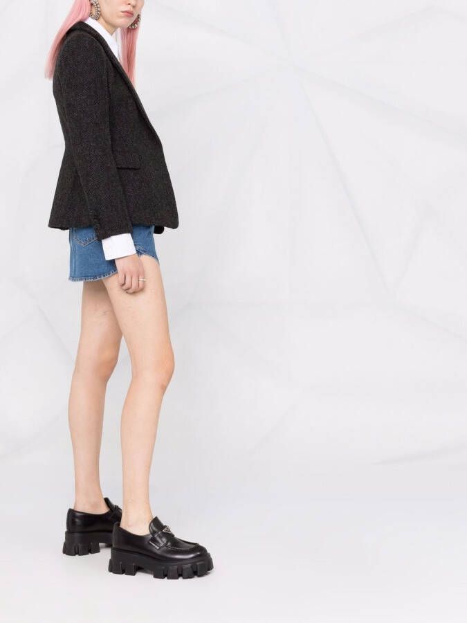 Valentino Garavani Blazer met enkele rij knopen Grijs