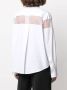 Valentino Garavani Blouse met doorzichtig vlak Wit - Thumbnail 4