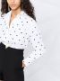 Valentino Garavani Blouse met geborduurde stippen Wit - Thumbnail 5