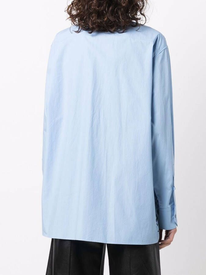 Valentino Garavani Blouse met kant Blauw