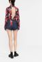 Valentino Garavani Blouse met print Blauw - Thumbnail 4