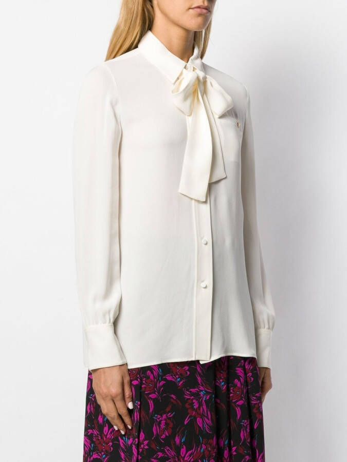 Valentino Garavani Blouse met strik Beige