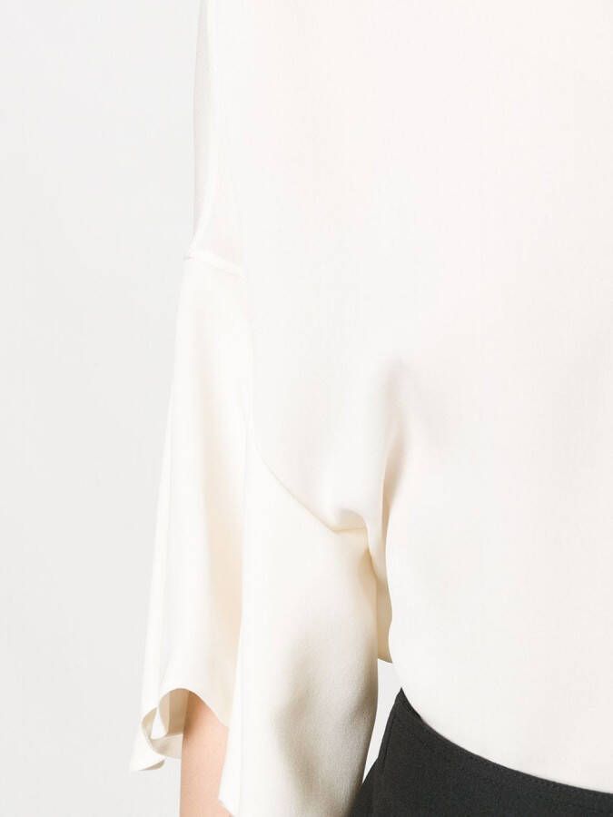 Valentino Garavani Blouse met tulpmouwen Wit
