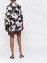 Valentino Garavani Blousejurk met bloemenprint Bruin - Thumbnail 4