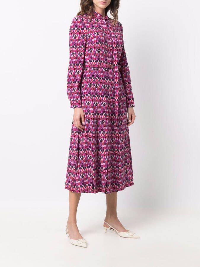 Valentino Garavani Blousejurk met print Roze