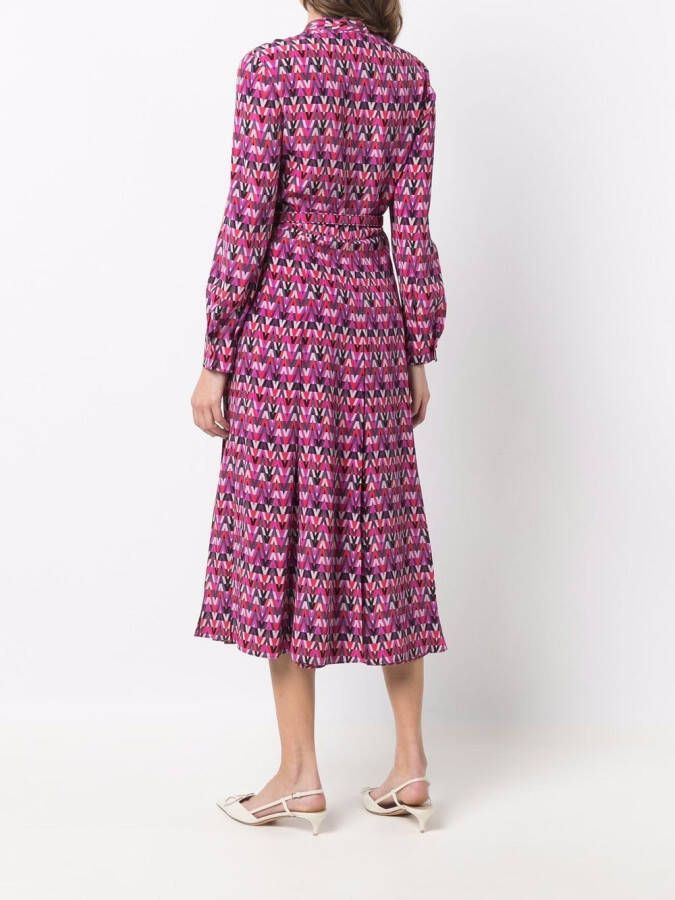 Valentino Garavani Blousejurk met print Roze