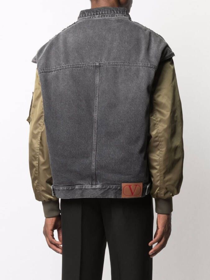 Valentino Garavani Bomberjack met logoprint Groen