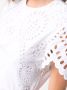 Valentino Garavani Broderie anglaise jurk Wit - Thumbnail 4
