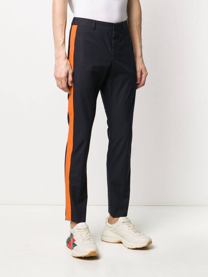 Valentino Garavani Broek met contrasterend vlak Blauw