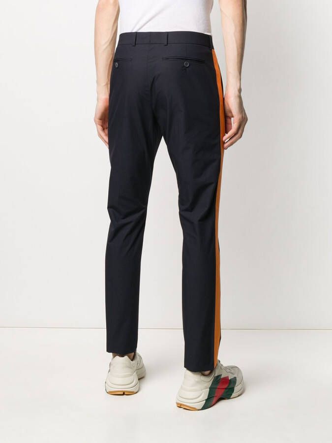 Valentino Garavani Broek met contrasterend vlak Blauw