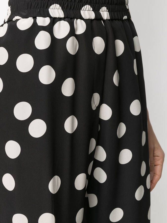 Valentino Garavani Broek met stippen Zwart