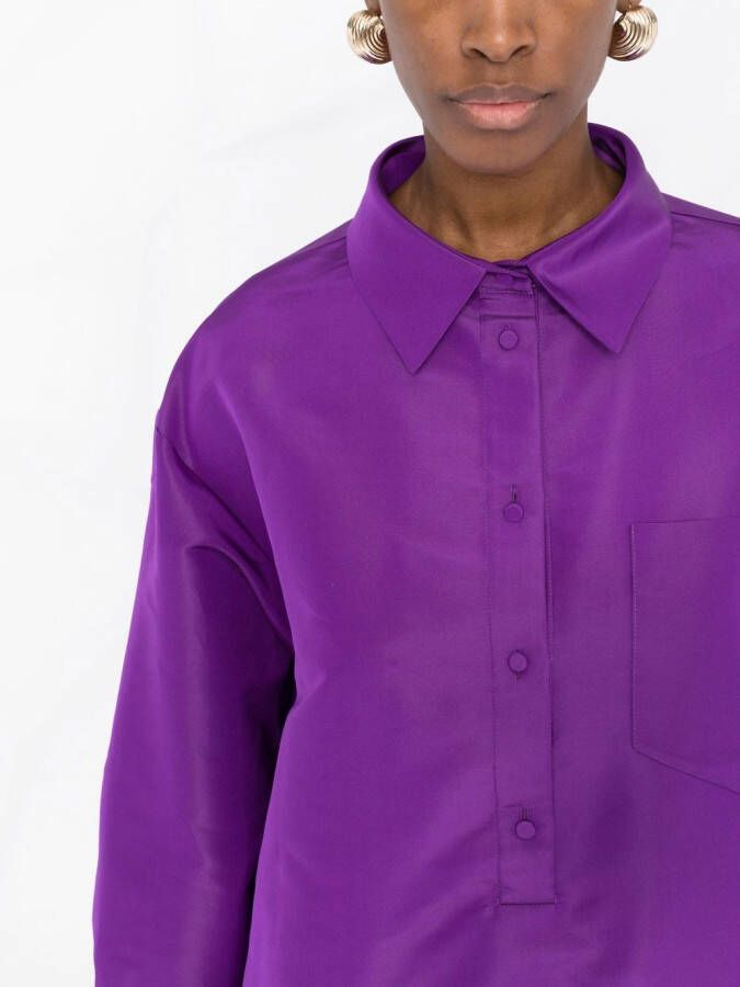 Valentino Garavani Button-up blouse Paars