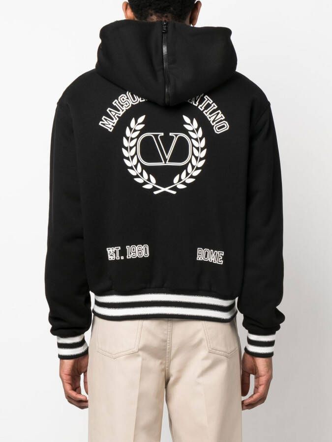 Valentino Garavani Universiteits hoodie Zwart