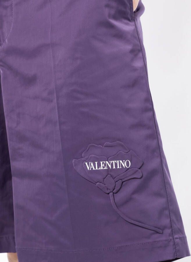 Valentino Garavani Chino shorts Paars