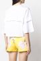 Valentino Garavani Cropped T-shirt Wit - Thumbnail 4