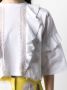 Valentino Garavani Cropped T-shirt Wit - Thumbnail 5