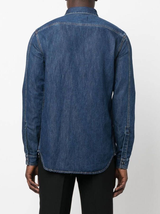 Valentino Garavani Denim overhemd Blauw