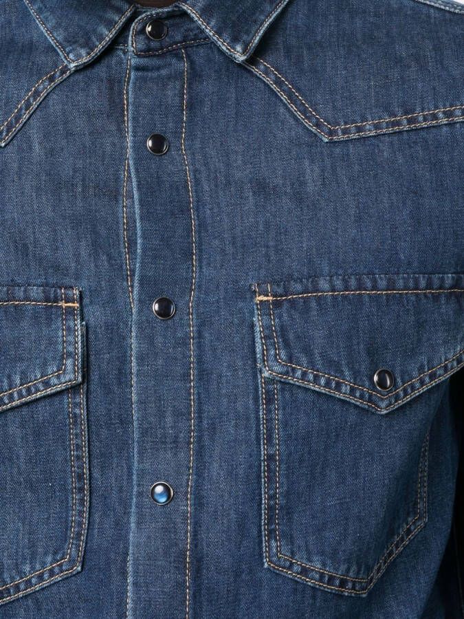 Valentino Garavani Denim overhemd Blauw