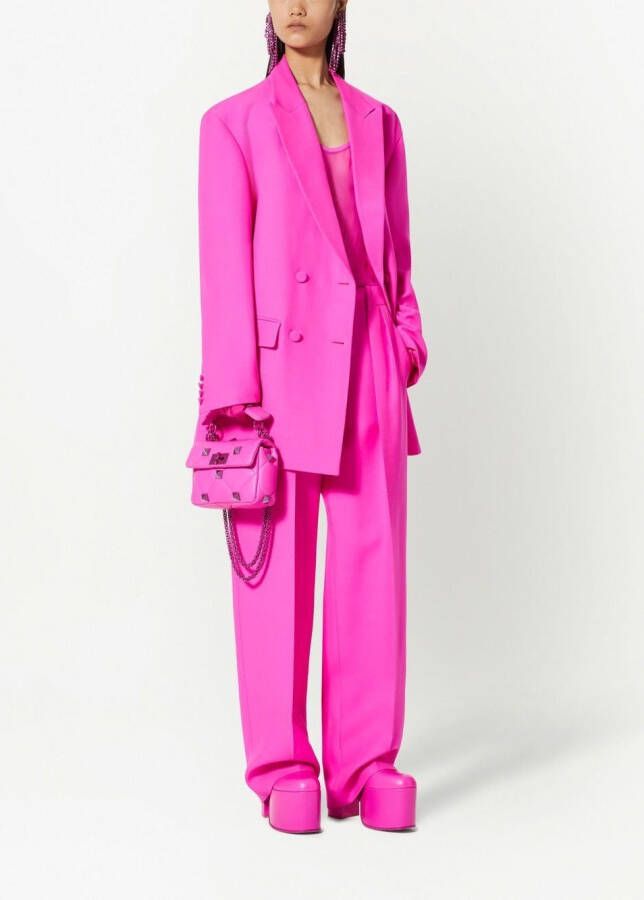 Valentino Garavani Chiffon top Roze