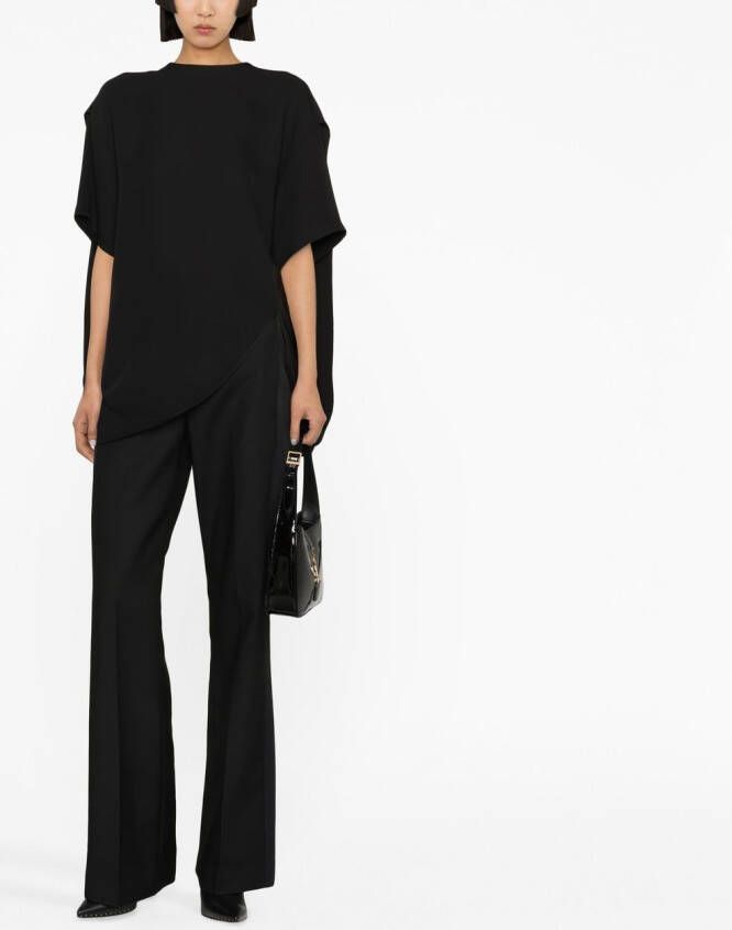 Valentino Garavani T-shirt met gedrapeerd detail Zwart