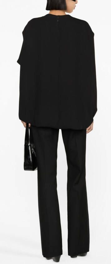 Valentino Garavani T-shirt met gedrapeerd detail Zwart