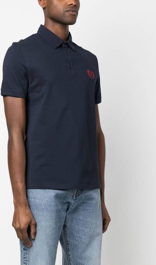 Valentino Garavani Poloshirt met geborduurd logo Blauw