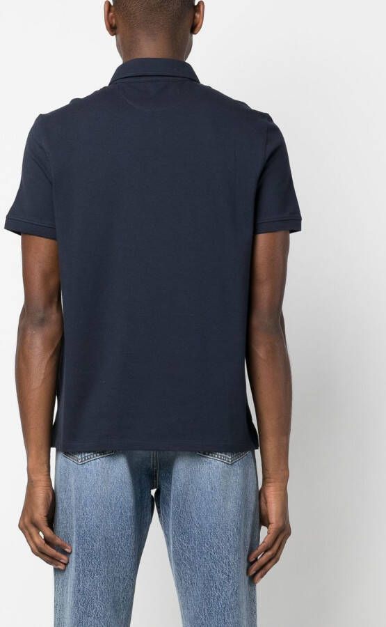 Valentino Garavani Poloshirt met geborduurd logo Blauw