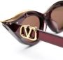 Valentino Eyewear Zonnebril met cat-eye montuur Rood - Thumbnail 3