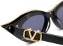Valentino Eyewear Zonnebril met cat-eye montuur Zwart - Thumbnail 3