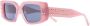 VALENTINO GARAVANI EYEWEAR Zonnebril met rechthoekig montuur Roze - Thumbnail 2