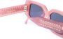 VALENTINO GARAVANI EYEWEAR Zonnebril met rechthoekig montuur Roze - Thumbnail 3