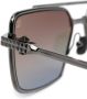 Valentino Eyewear Rockstud zonnebril met piloten montuur Zwart - Thumbnail 3