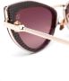 Valentino Eyewear Rockstud zonnebril met cat-eye montuur Goud - Thumbnail 3