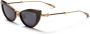 Valentino Eyewear Rockstud zonnebril met cat-eye montuur Roze - Thumbnail 2