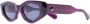 Valentino Eyewear Rockstud zonnebril met onregelmatig montuur Paars - Thumbnail 2