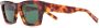 Valentino Eyewear Rockstud zonnebril met vierkant montuur Bruin - Thumbnail 2
