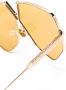 VALENTINO GARAVANI EYEWEAR Zonnebril met oversized montuur Goud - Thumbnail 3