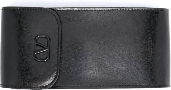 VALENTINO GARAVANI EYEWEAR Zonnebril met oversized montuur Zwart