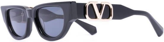 Valentino Eyewear VLogo Signature zonnebril met cat-eye montuur Zwart