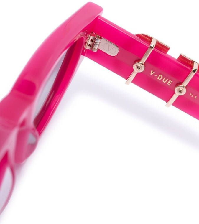 VALENTINO GARAVANI EYEWEAR VLogo Signature zonnebril met cat-eye montuur Roze